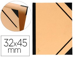 Carpeta de gomas para planos Canson 32x45 cm. kraft marrón